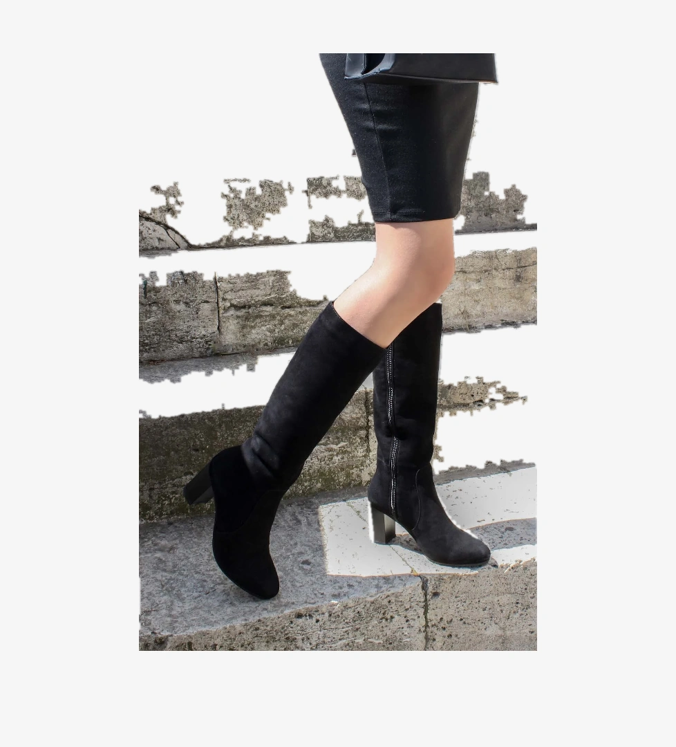 Hakiki Deri Kadın Klasik Çizme 064SZA999