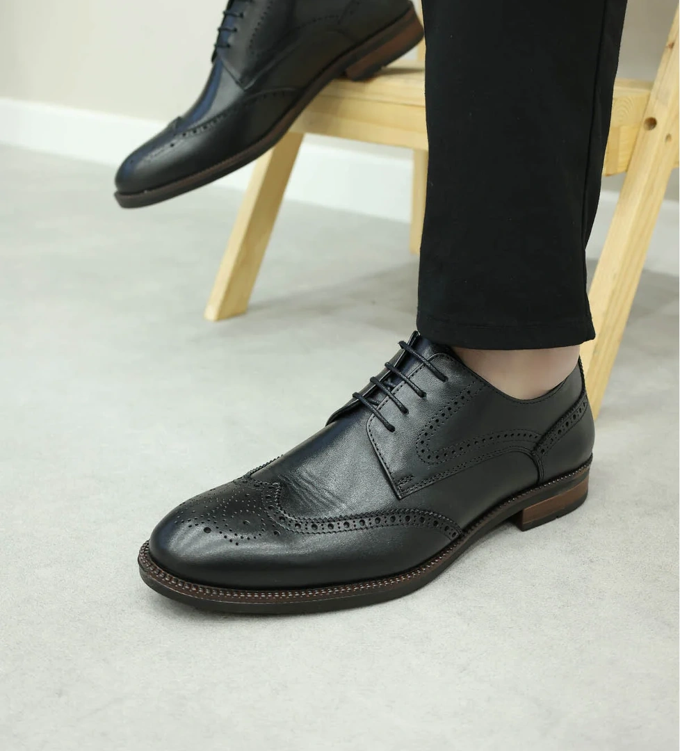 Fast Step Hakiki Deri Erkek Klasik Ayakkabı 701MA08-3 model görseli