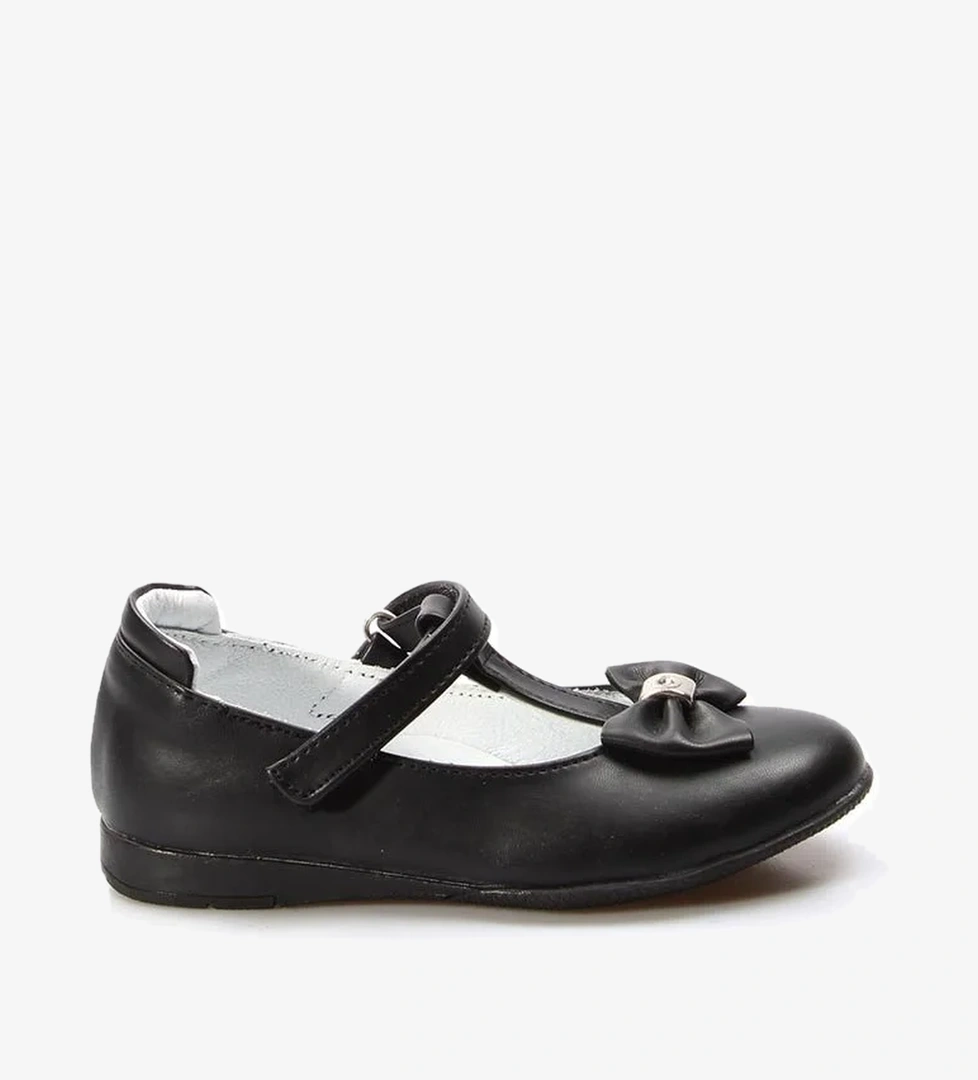 Hakiki Deri Kız Çocuk Babet Ayakkabı 837PA02 - Görsel 1