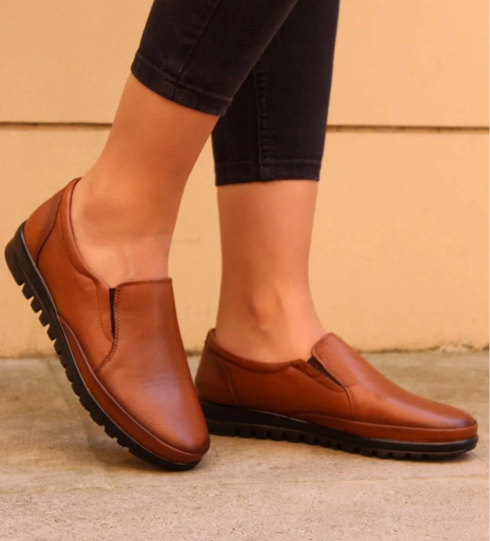 Fast Step Hakiki Deri Kadın Casual Ayakkabı 881za1030 model görseli