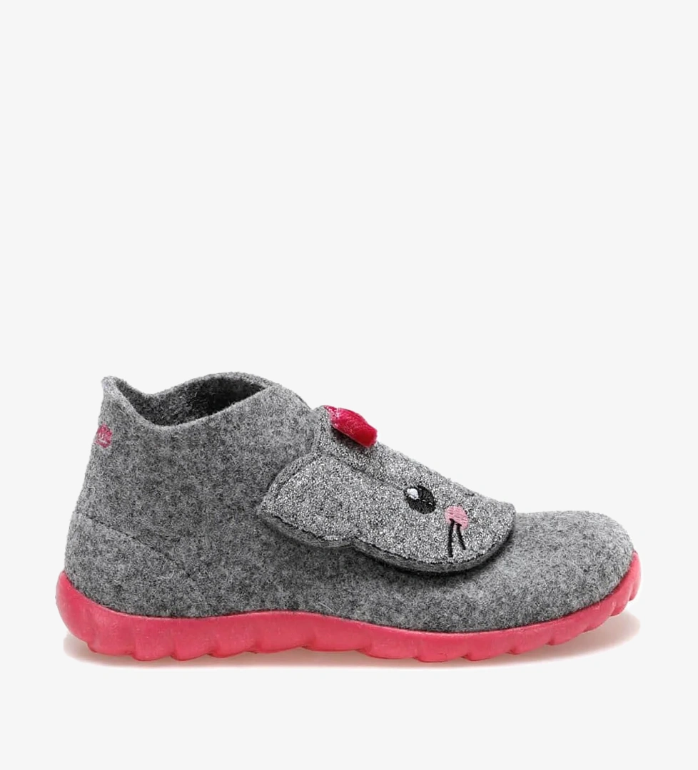 Superfit Superfit Happy Gri Kız Çocuk Panduf model görseli