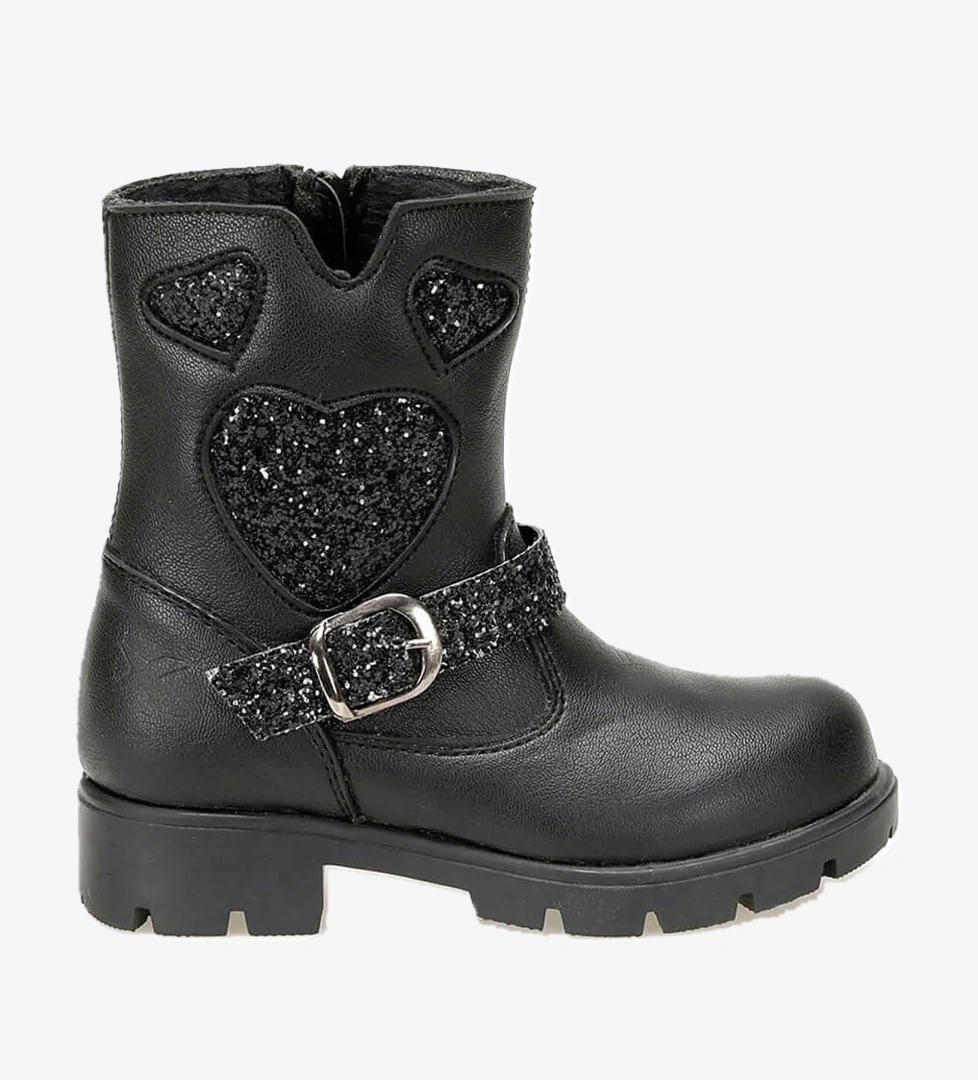 Kinetix Kinetix RIMMA 9PR Siyah Kız Çocuk Çizme Bot | Flo Siyah - 1. görsel