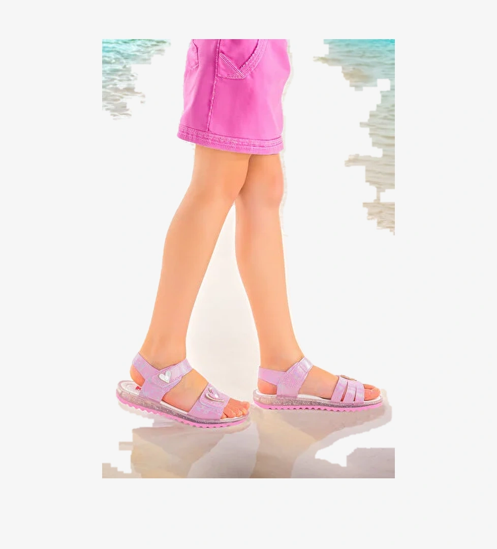 Kiko Kids Beyaz Kiko Kids Arz Kız Çocuk Sandalet