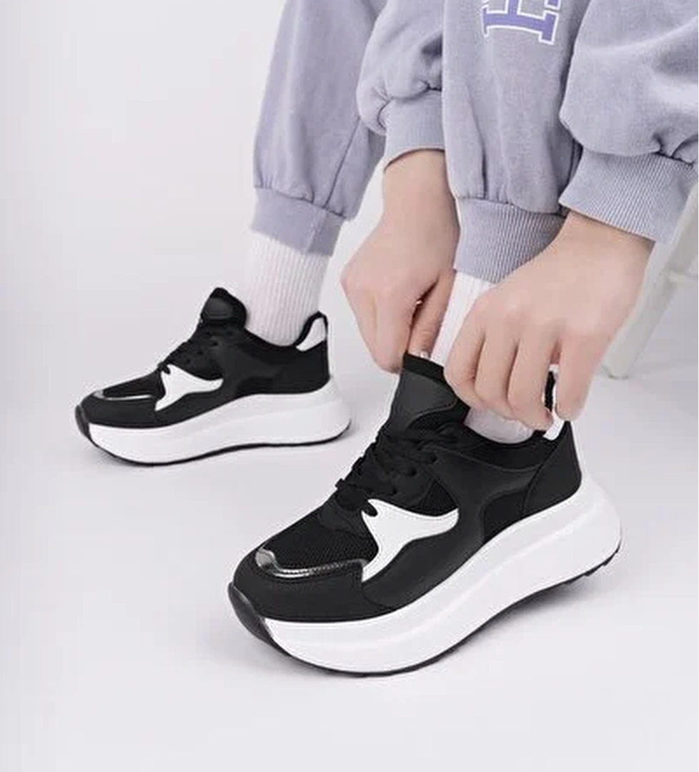 Mcdark Mcdark Siyah MVSD KALIN TABAN SNEAKER AYAKKABI Flo'da! Siyah - 1. görsel