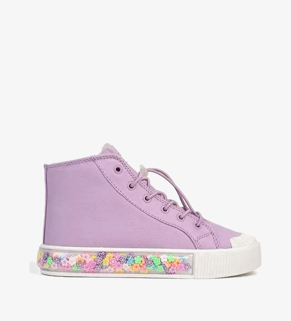 Benetton Benetton Mor Candy Flower Bilekli Lila Çocuk Spor Ayakkabı BN-32142 Flo'da! Mor - 1. görsel
