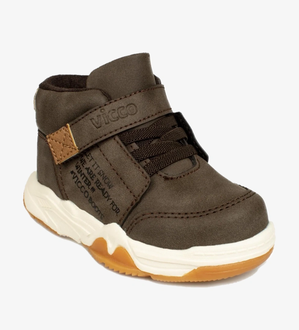 946.b20K.262 Bebe Phylon Kahverengi Çocuk Bot - Görsel 1