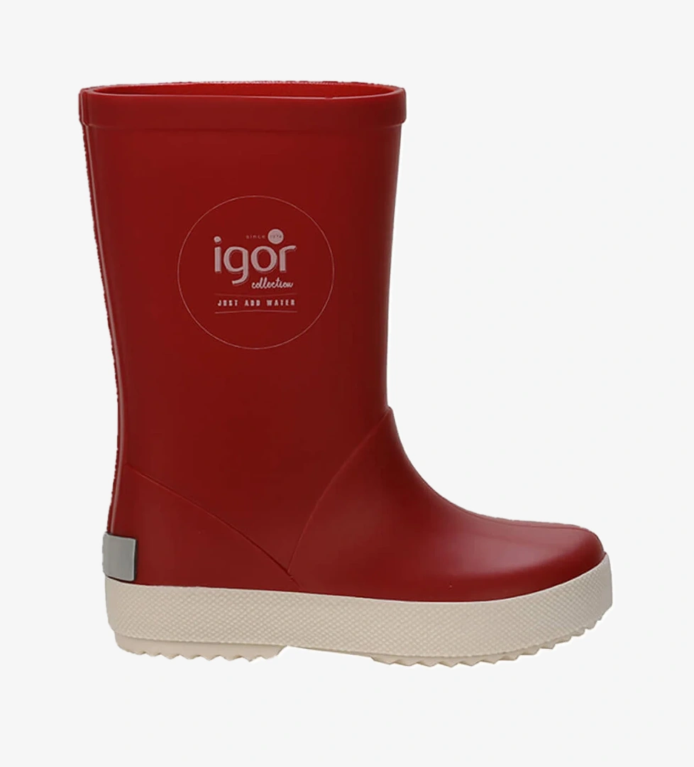 Igor SPLASH NAUTICO Kırmızı Unisex Çocuk Yağmur Çizmesi