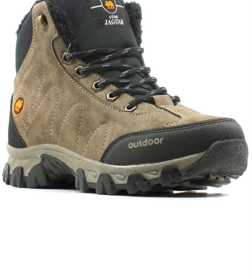 Ayakkabix Jagulep Dragon Kauçuk Taban Sıcak Tutan Erkek Botu Kum model görseli