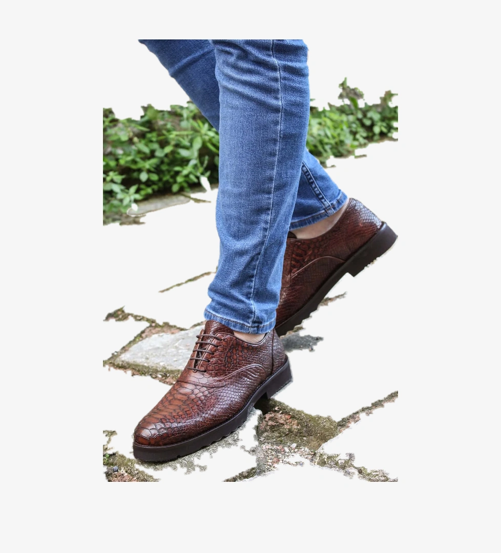 Fast Step Hakiki Deri Erkek Klasik Ayakkabı 252ma6336 model görseli