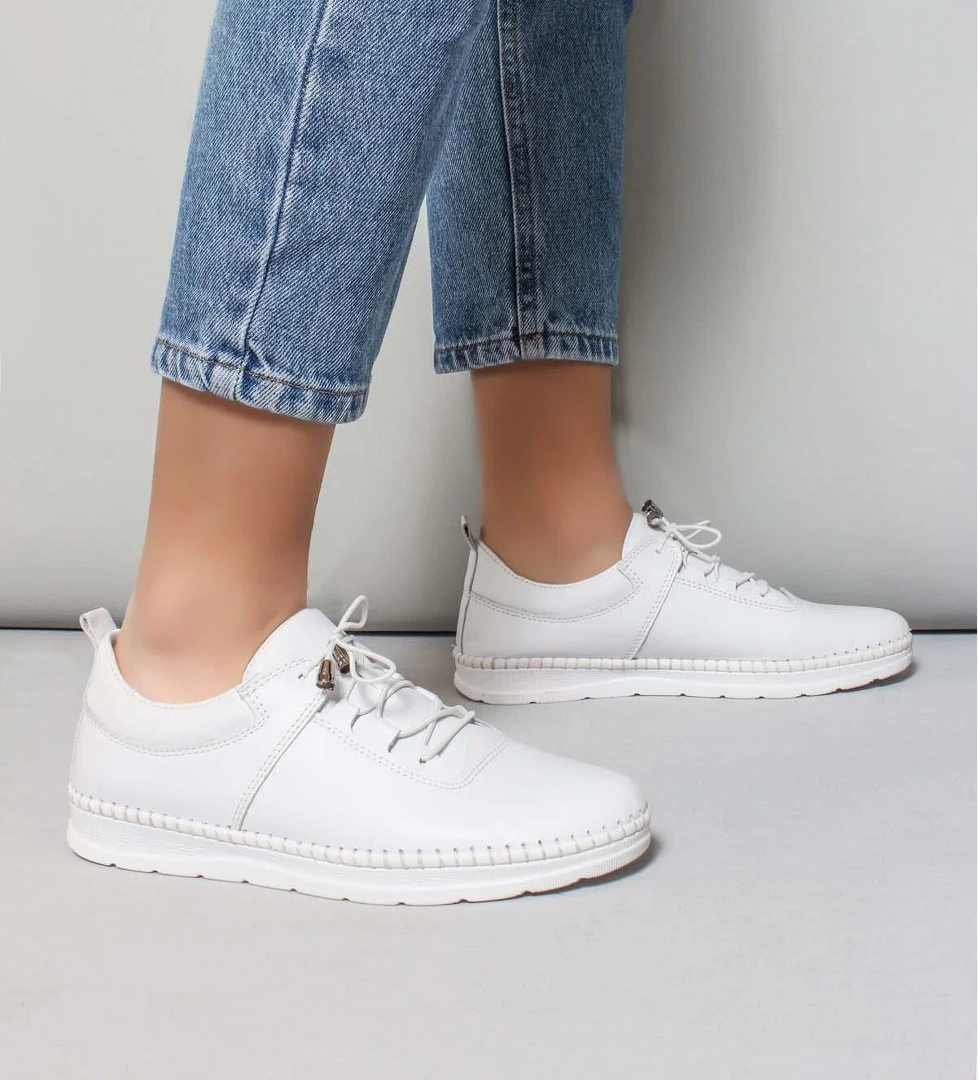 Fast Step Hakiki Deri Kadın Casual Ayakkabı 934za105 model görseli