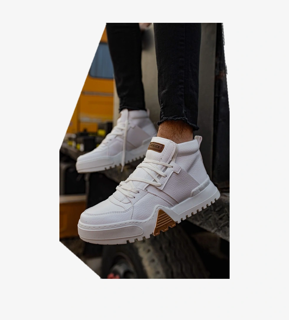 Chekich CH057 GBZ Ghost Line Erkek Bot BEYAZ / BEYAZ model görseli