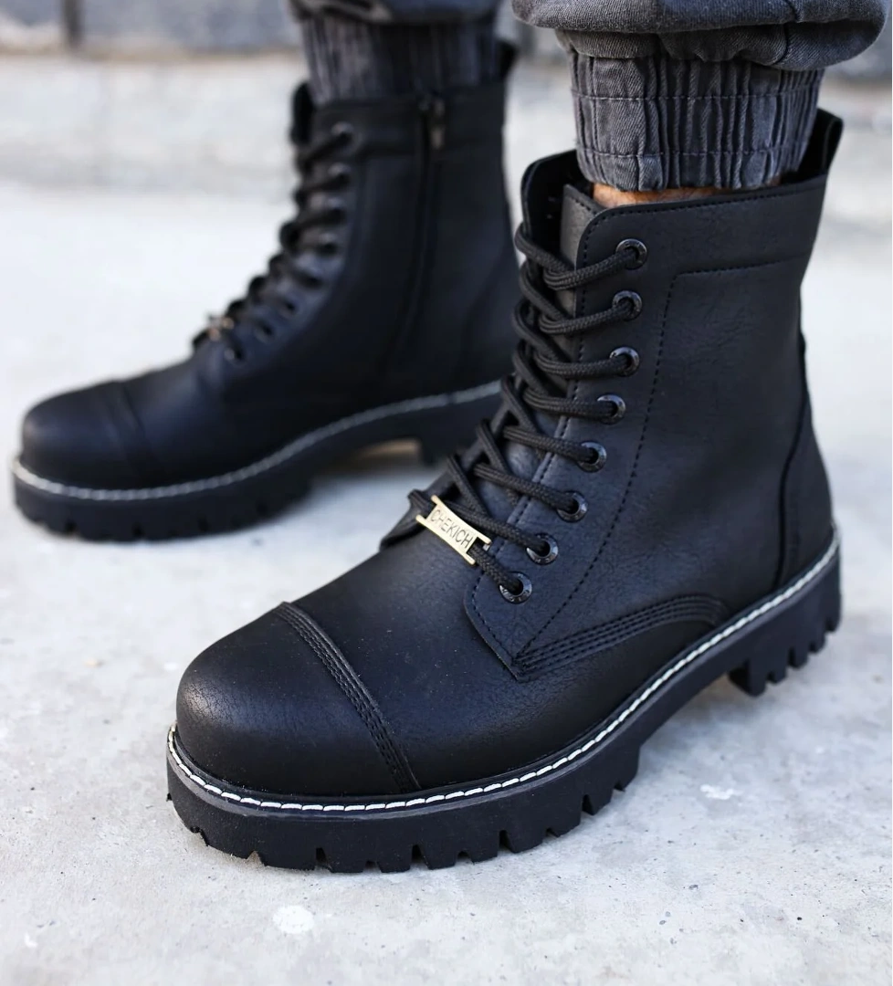 Chekich CH009 CST Military Erkek Bot SIYAH model görseli