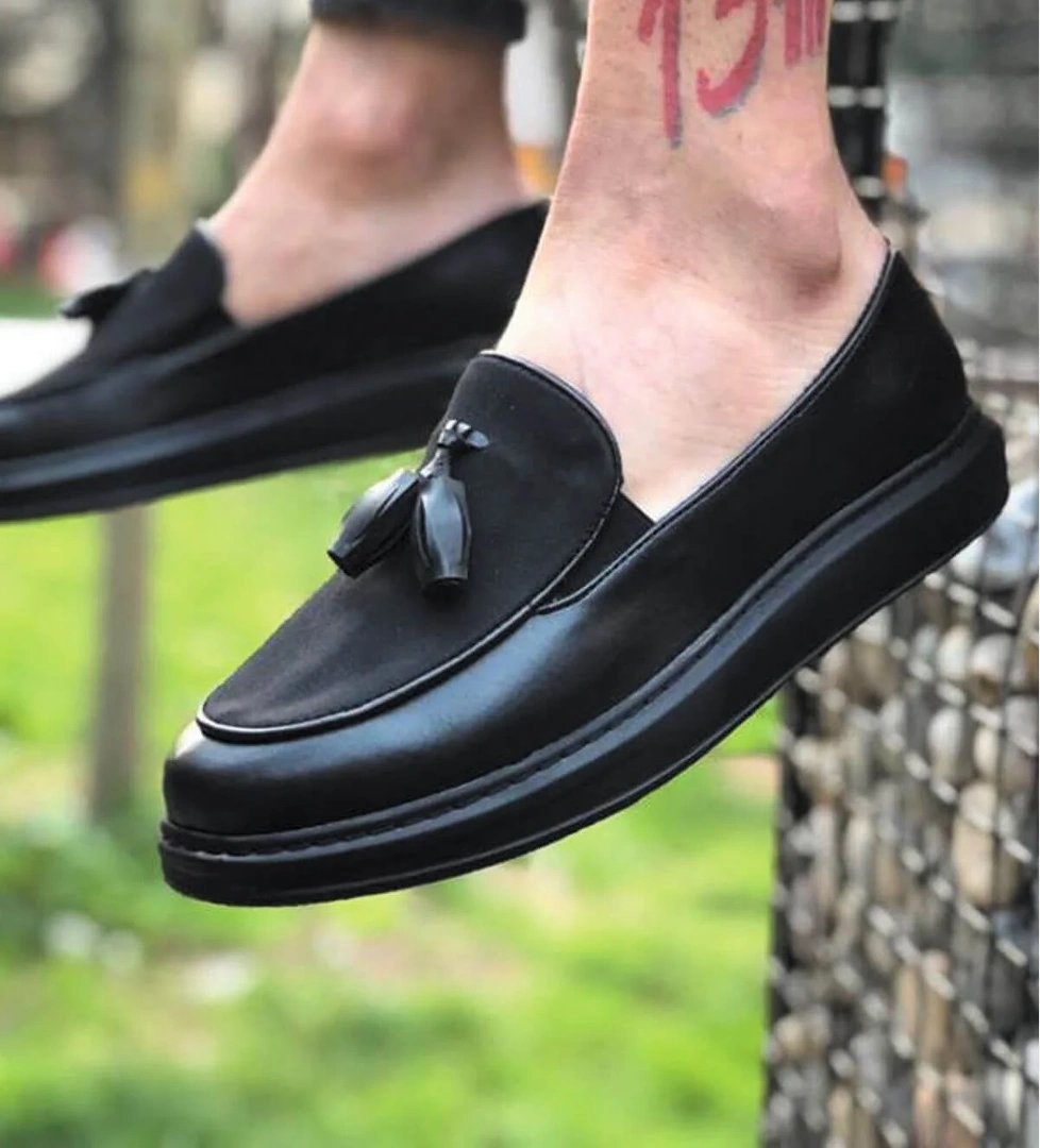 Chekich CH002 RBT Loafer Verniciata Erkek Ayakkabı SIYAH model görseli