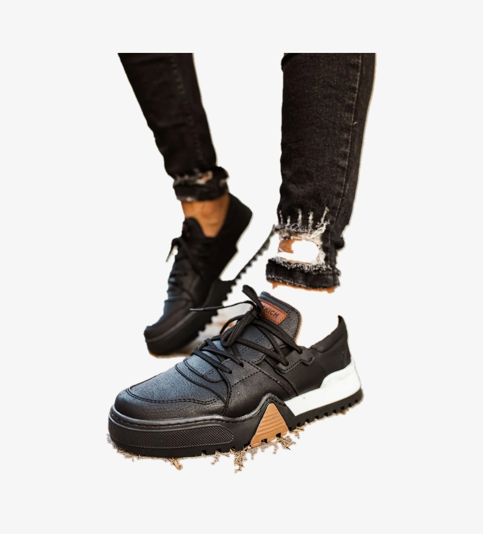 CH067 GBT Warrem Erkek Ayakkabı SIYAH/SIYAH