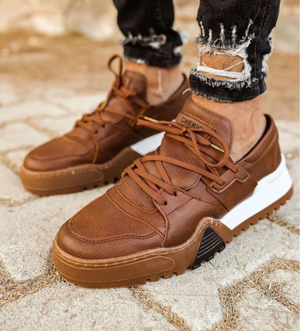 Chekich CH067 GTB Warrem Erkek Ayakkabı TABA model görseli