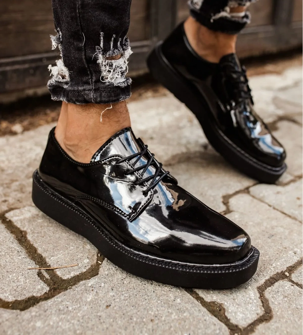 Chekich CH001 RST Classic Lace Erkek Ayakkabı SIYAH model görseli