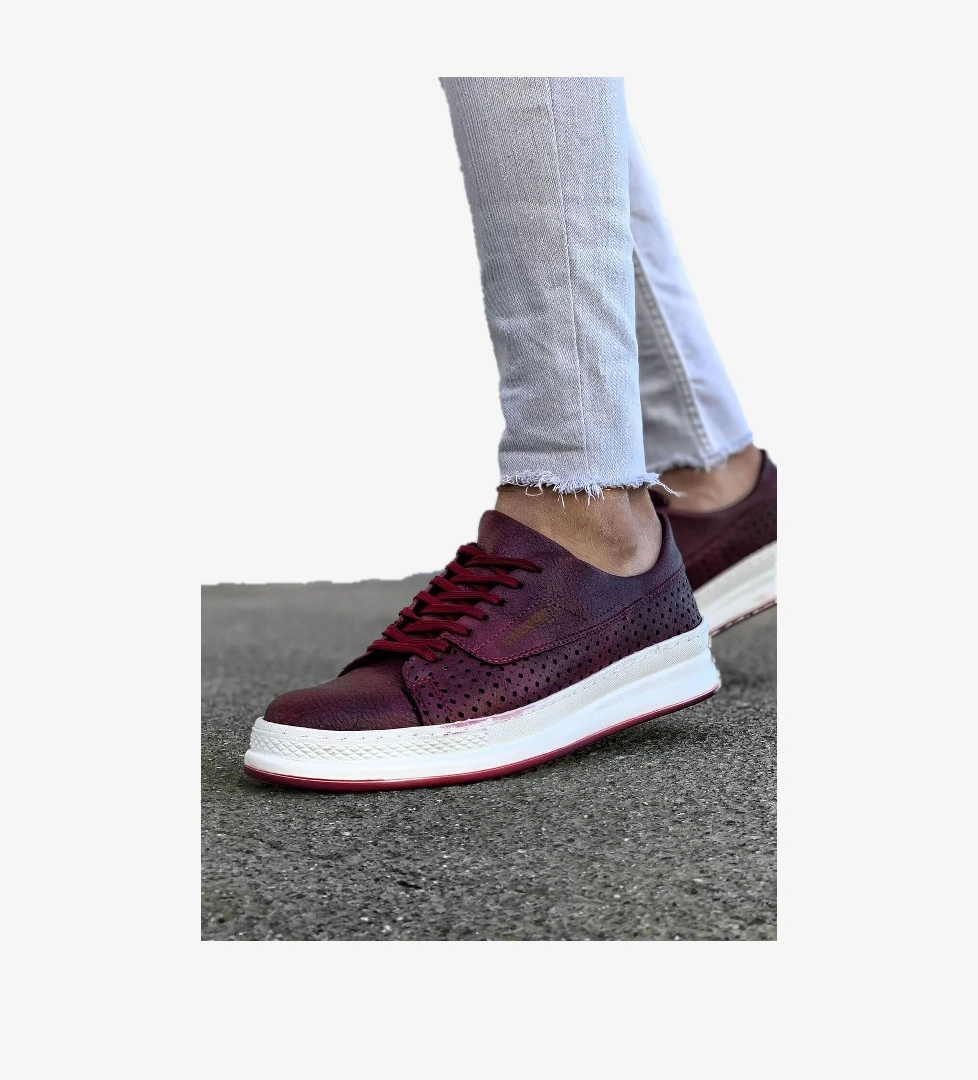 Chekich CH043 CBT Cowien Erkek Ayakkabi BORDO model görseli
