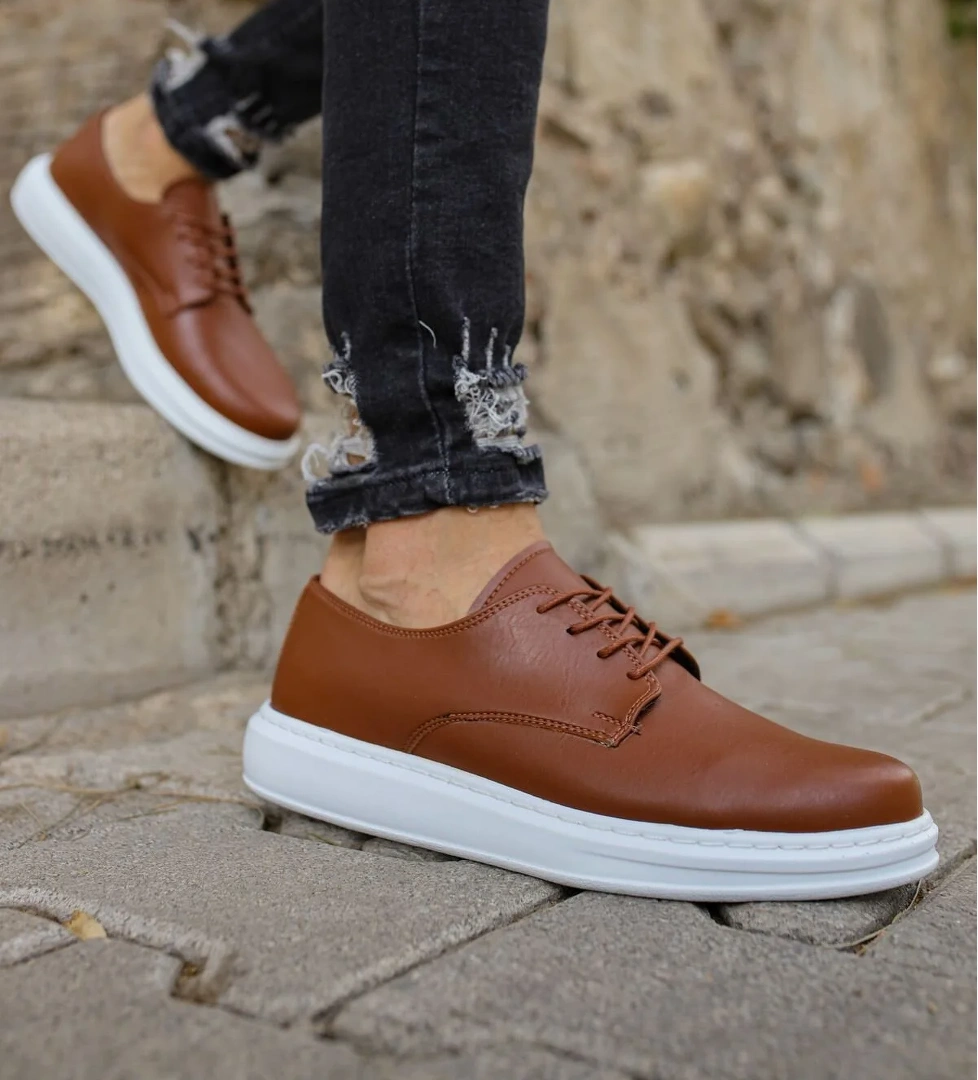 CH003 CBT Pelle Classica Erkek Ayakkabı TABA - Görsel 1