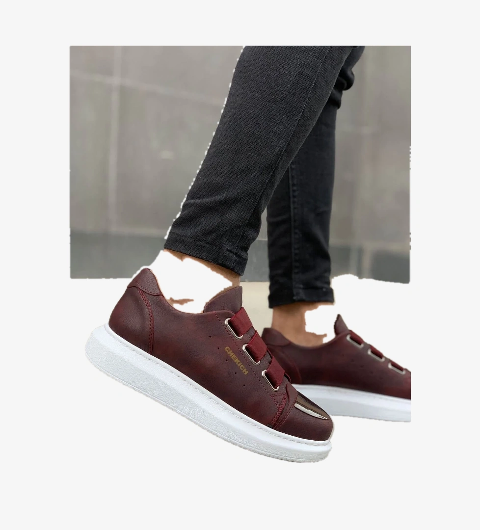 CH251 CBT Mirror Erkek Ayakkabı BORDO