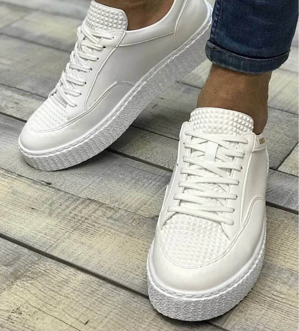 Chekich CH017 FBT Pyramid Erkek Ayakkabı BEYAZ model görseli