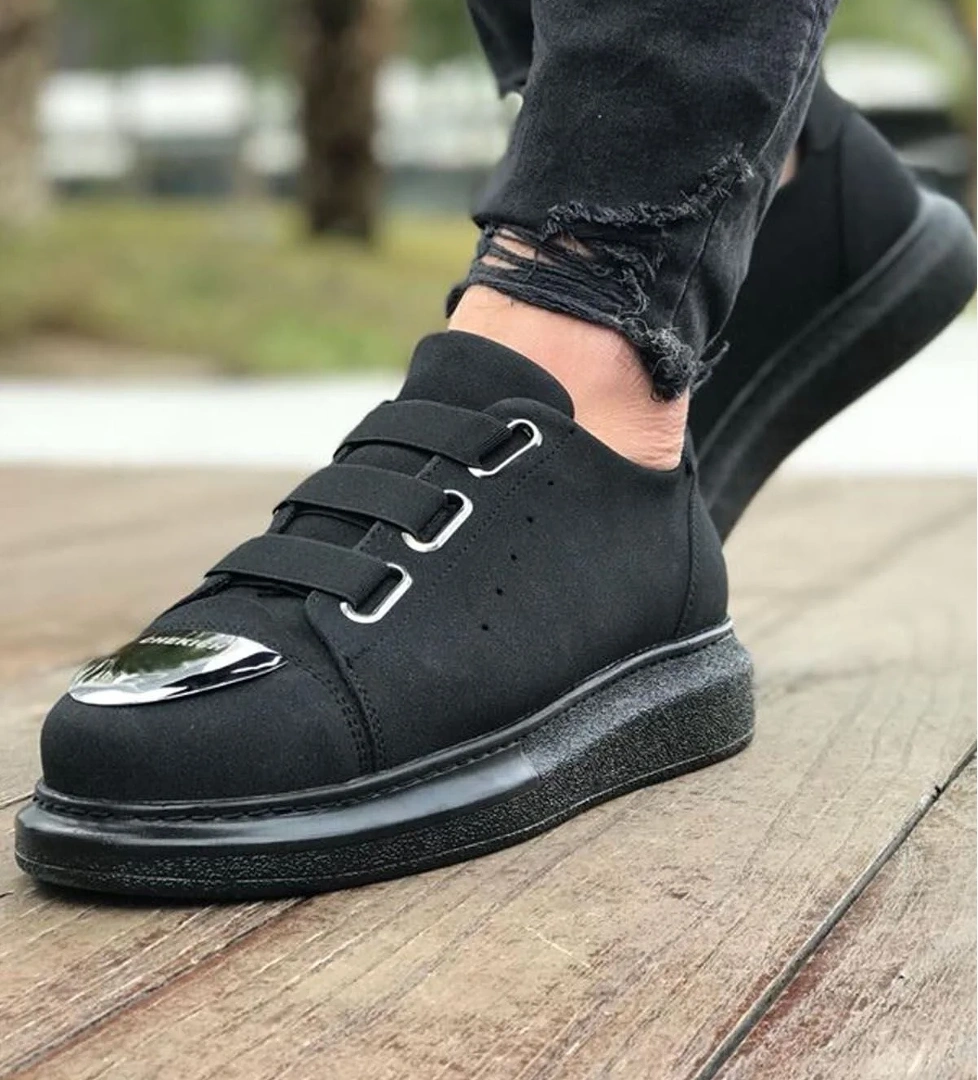 Chekich CH251 SST Mirror Suede Erkek Ayakkabı SIYAH model görseli