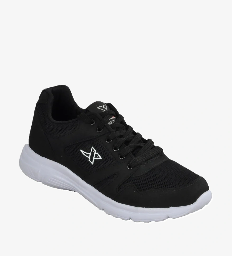 020 Siyah-Beyaz Erkek Spor Ayakkabı - Görsel 1