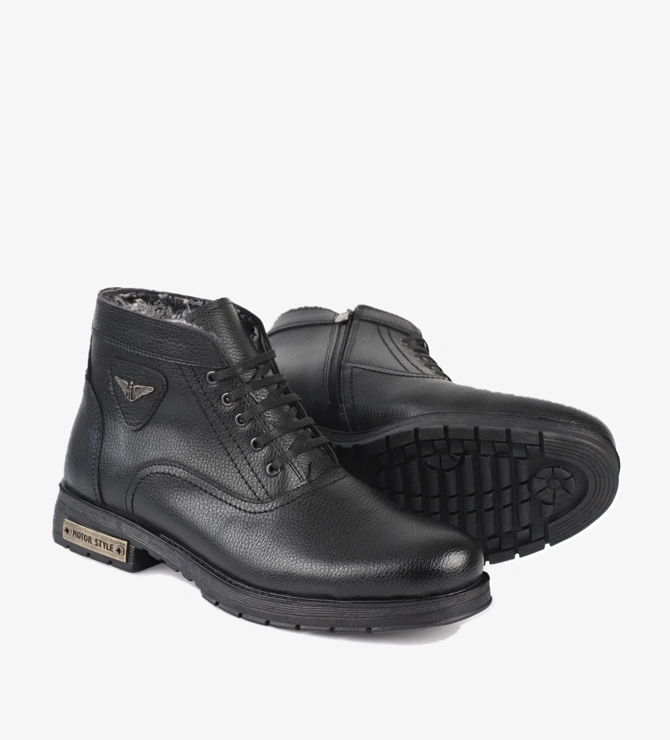 504 Soğuk Geçirmez Kürklü Erkek Bot