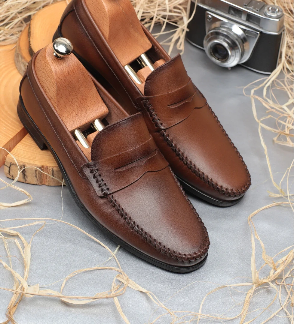 D10180 Günlük Klasik Hakiki Deri Erkek Ayakkabı