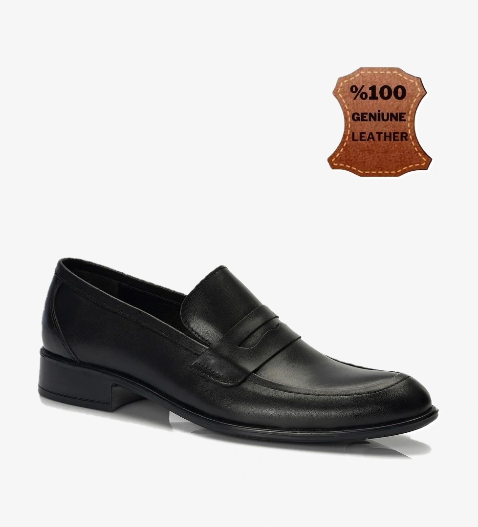 H040 Hakiki Deri Klasik Erkek Ayakkabı - Görsel 1