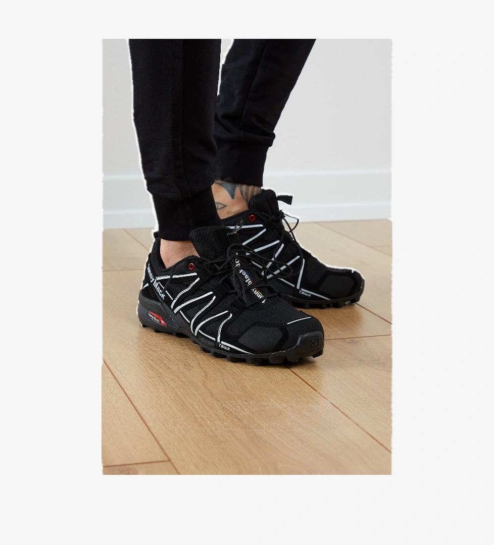 Erkek Siyah Beyaz Trekkıng Ayakkabı Tb160