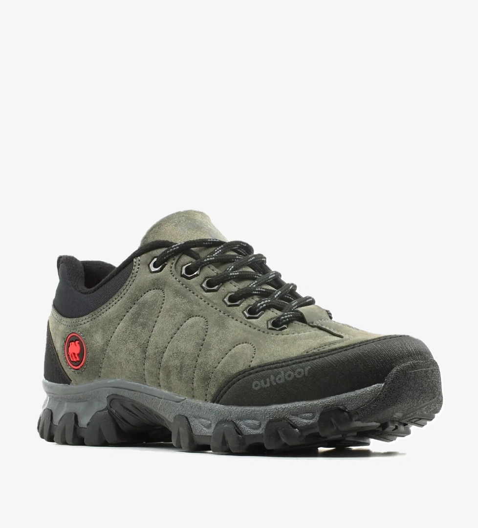 Jagulep Kauçuk Taban Sıcak Tutan Kışlık Erkek Ayakkabı Haki - Görsel 1