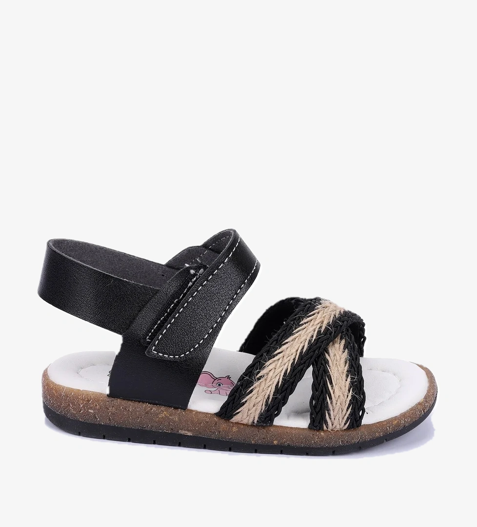 Kiko Kids Kız Çocuk Bebe Sandalet Şb 2687-91 Siyah model görseli