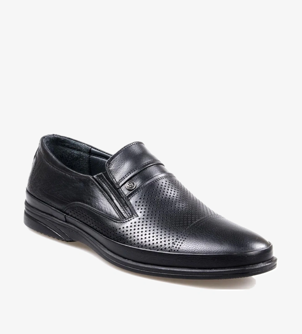 Tardelli 1562 Erkek Siyah Günlük Deri Ayakkabı - Görsel 1