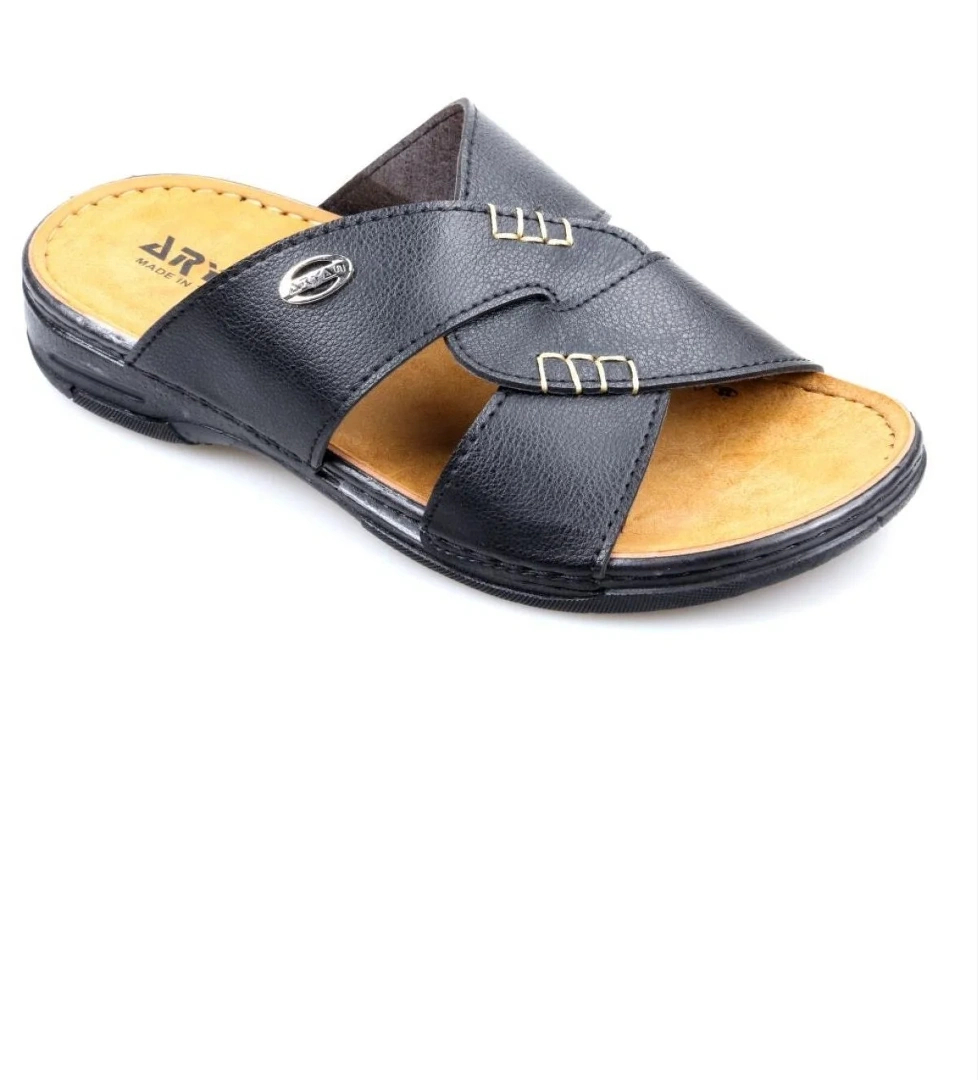 Aryan 003-02 Ortapedik Siyah Erkek Günlük Terlik model görseli