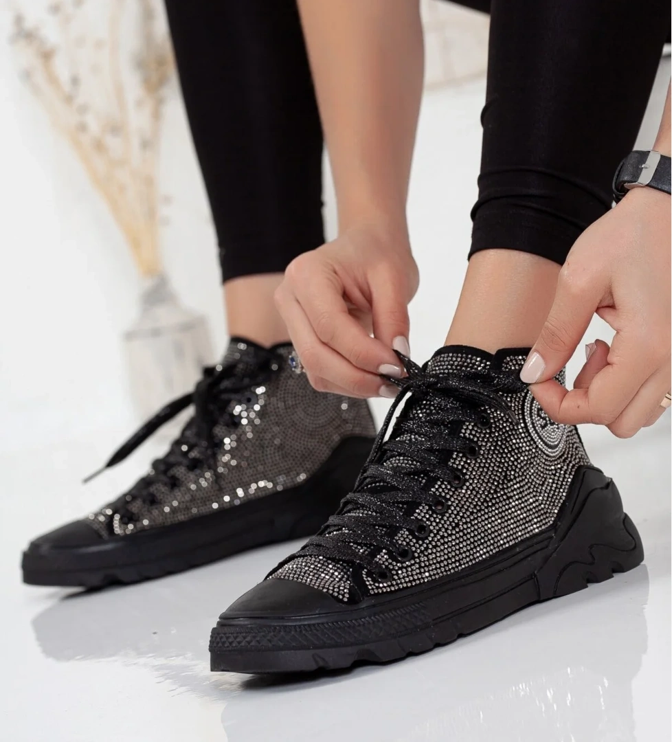 Khayt Fashion Star Taşlı Kauçuk Taban Günlük Kadın Ayakkabı model görseli