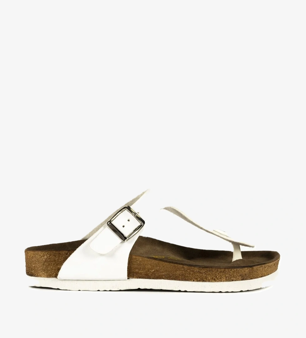 LUKE Kadın Parmak Arası Beyaz Terlik