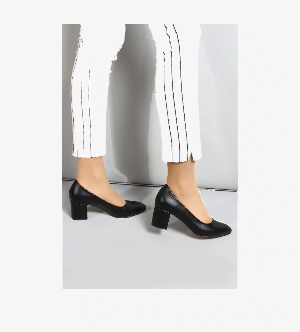 Fast Step Kadın Kalın Topuklu Ayakkabı 961za559 model görseli