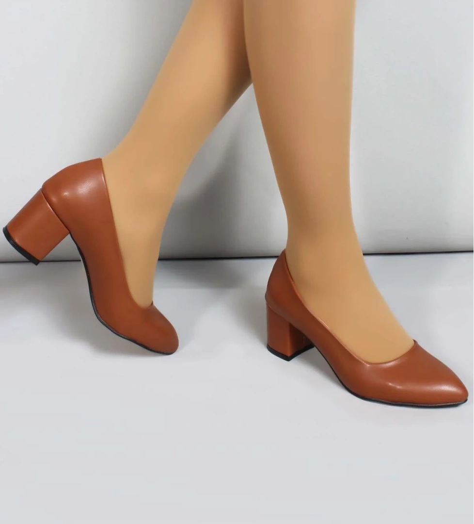 Kadın Kalın Topuklu Ayakkabı 961ZA559