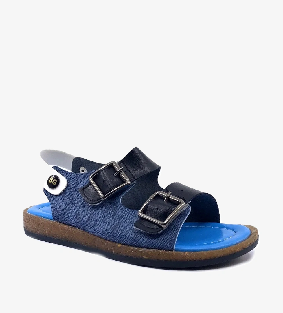Şirin Genç OrtopedikLaci Mavi Erkek Çocuk Yazlık Sandalet - Görsel 1