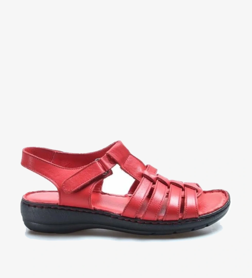 Hakiki Deri Kadın Klasik Sandalet 952ZA21888-1 - Görsel 1