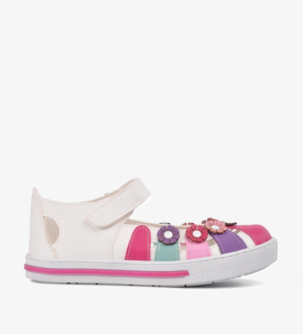 210106 Beyaz Comfort Kız Çocuk Günlük Ayakkabı - Görsel 1