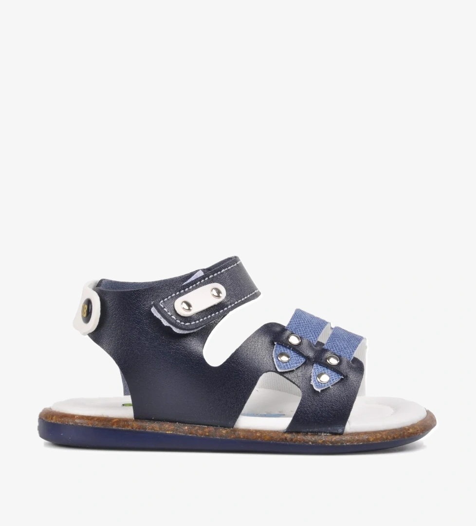 Şiringenç 210107 Lacivert-Kot Mavi Comfort Erkek Çocuk Sandalet