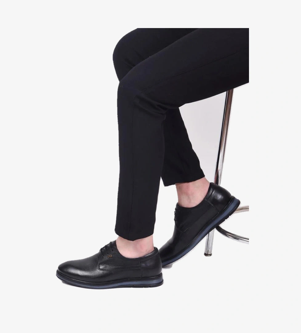 Tardelli̇ Tardelli̇ Siyah Tardelli 3618 Ortopedik Erkek Günlük Deri Ayakkabı Casual Ayakkabı | Flo Siyah - 1. görsel