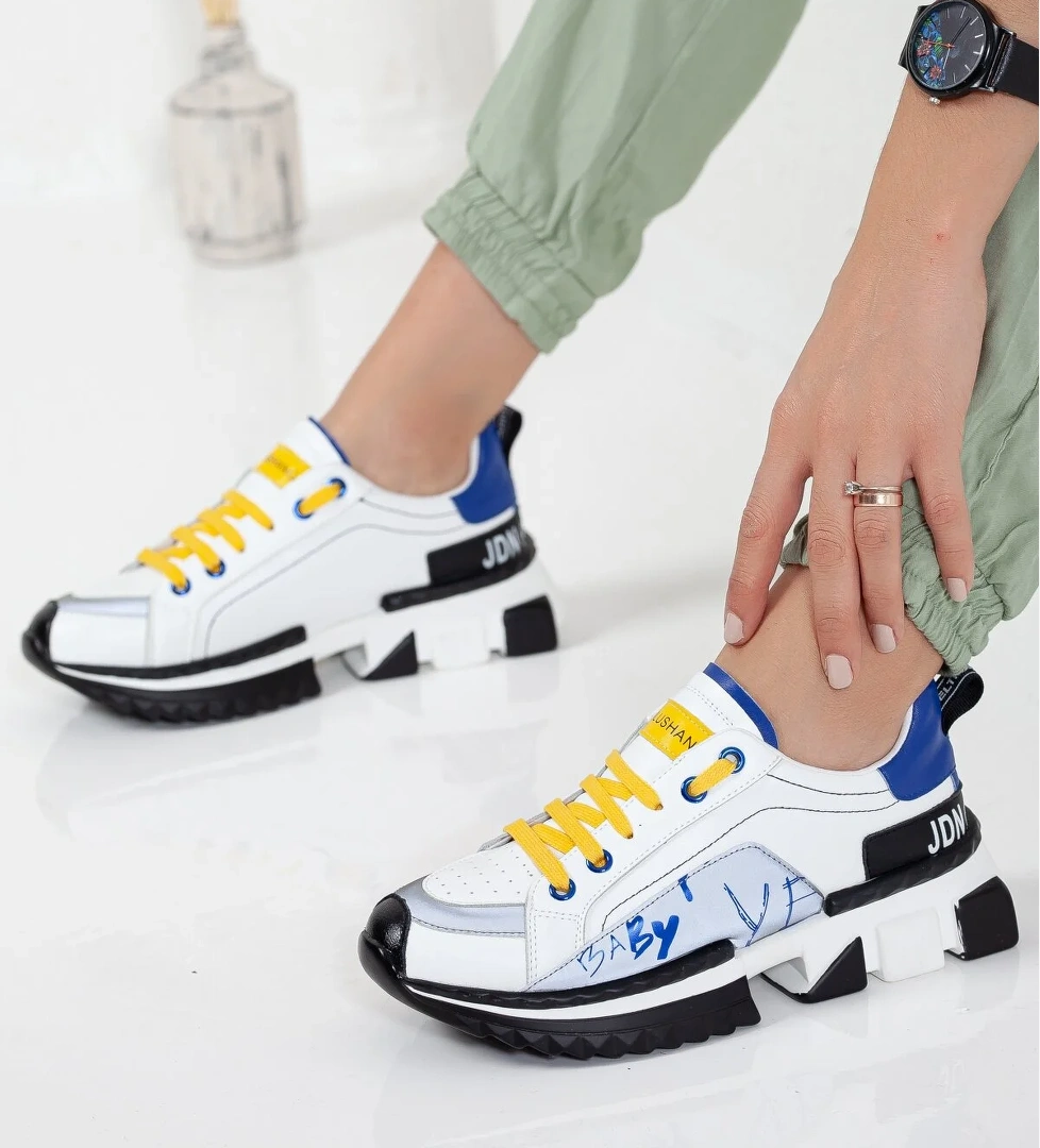 Khayt Sport Fashion Sneaker Kalın Taban Kadın Ayakkabı model görseli