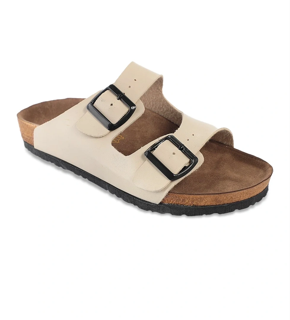 LENS Kadın Terlik Bej - Görsel 1