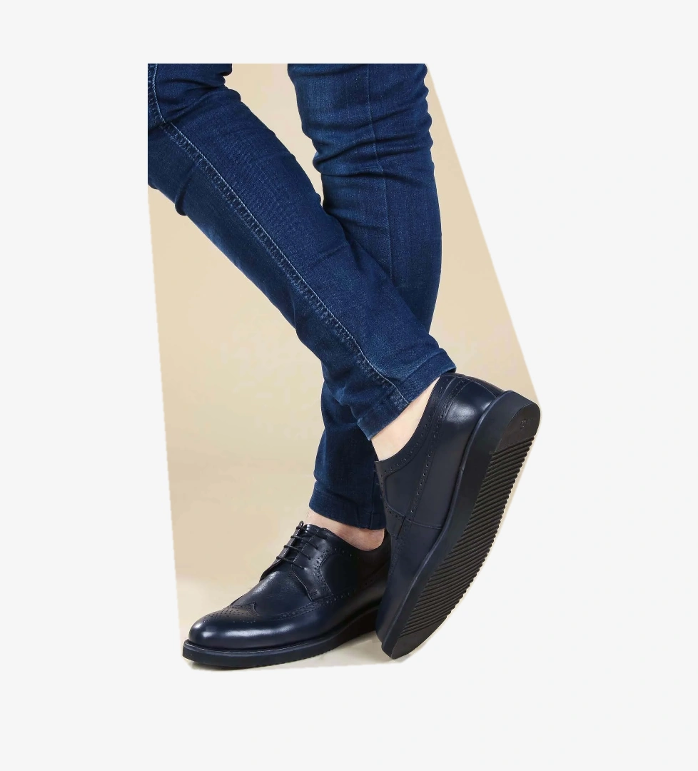 Hakiki Deri Erkek Oxford Ayakkabı 822MA051