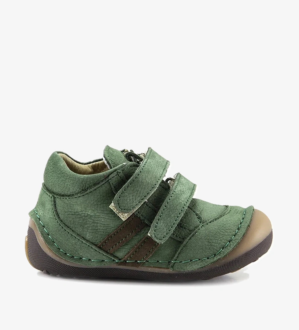 Mnpc Erkek Çocuk Yeşil Lacivert Deri Ortopedik Destekli İlk Adım Bot model görseli