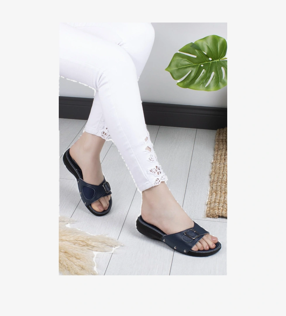 Minel Anatomik Ortopedik Jel Taban Günlük Kadın Terlik