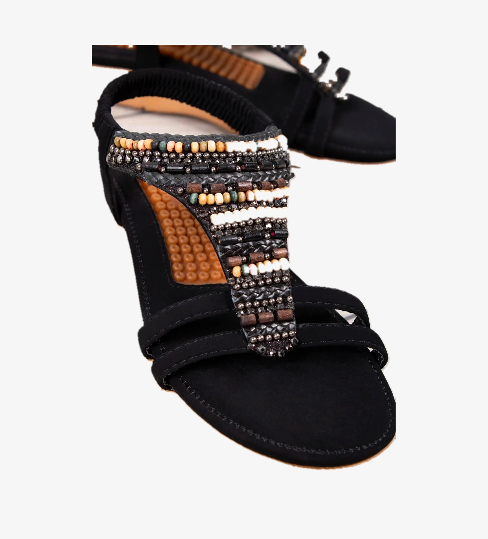 Khayt Rebeca Anatomik Fashion Taşlı Günlük Kadın Sandalet model görseli