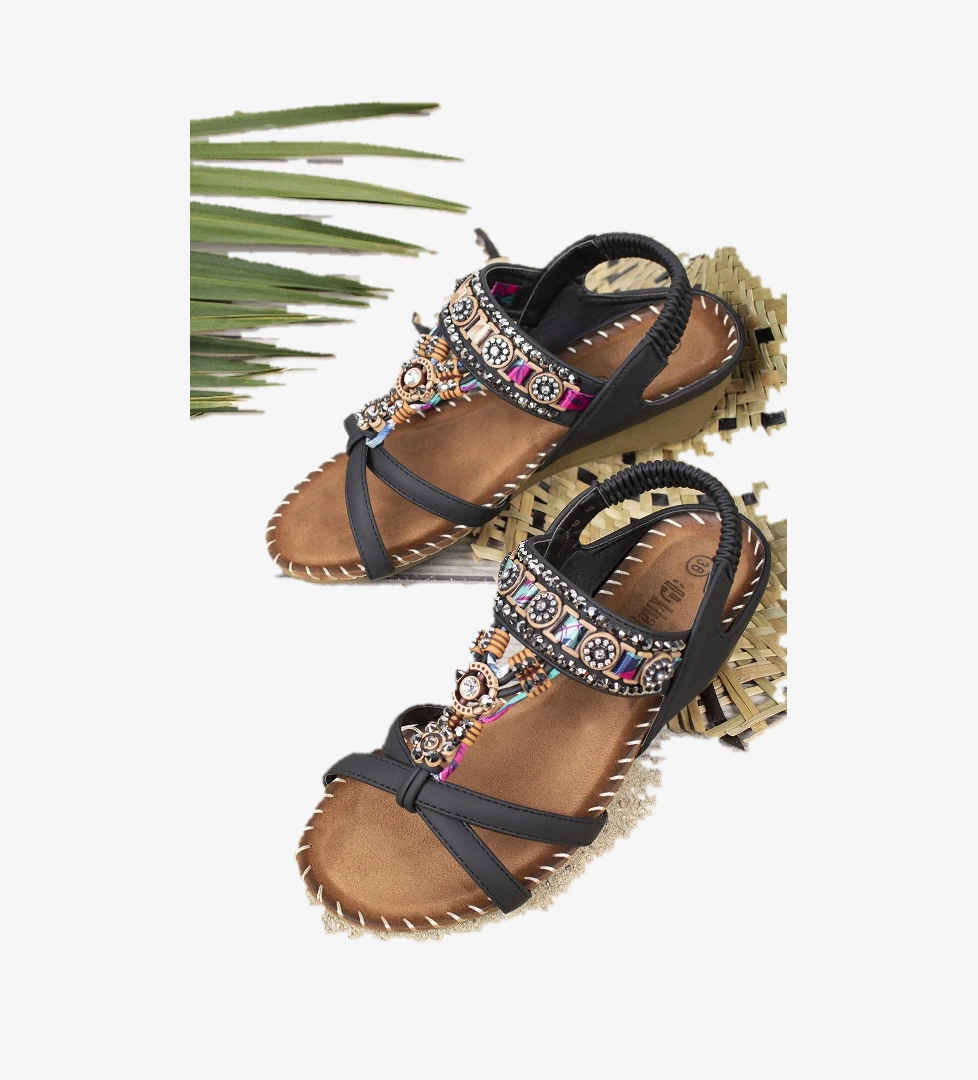 Anatolia Anatomik Fashion Taşlı Günlük Kadın Sandalet